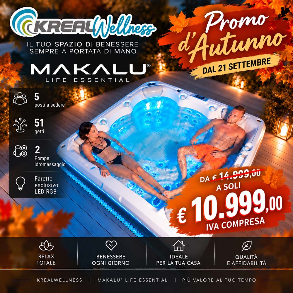 Minipiscina idromassaggio Wellis Makalu Life Essential a Milano e Monza Brianza Minipiscina idromassaggio Wellis Makalu Life Essential a Milano e Monza Brianza