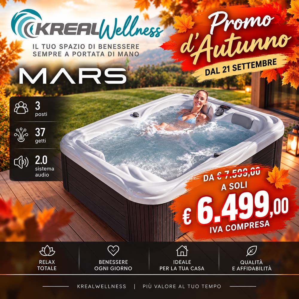 Minipiscina idromassaggio Wellis Mars a Milano e Monza Brianza Minipiscina idromassaggio Wellis Mars a Milano e Monza Brianza